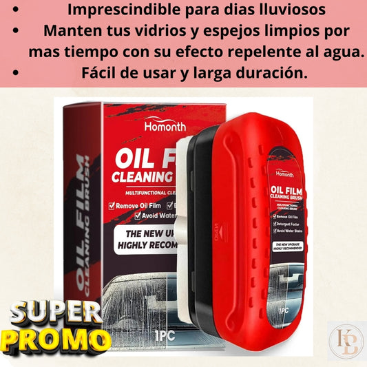 Cepillo anti manchas para vidrios - Oil film