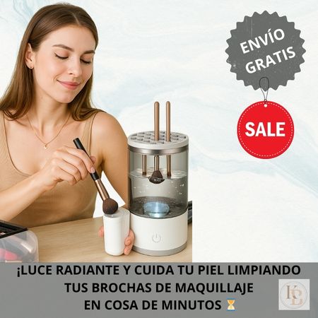 Limpiador electrico para brochas USB